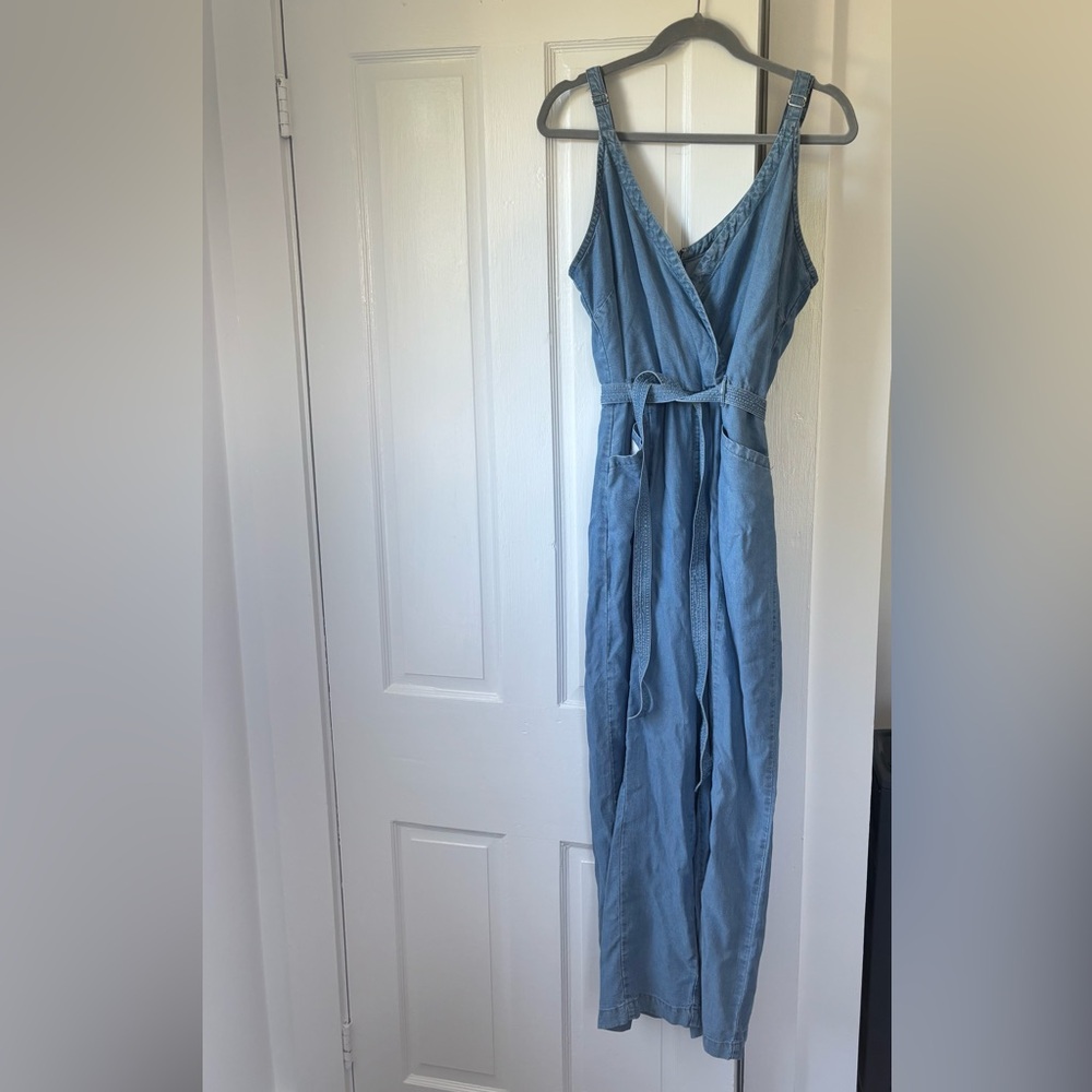Fate Faux Jean Jumpsuit
